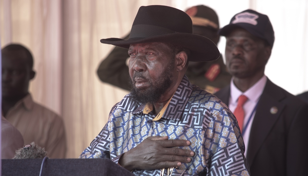 South Sudanese President Salva Kiir in Juba, on 18 May 2026.