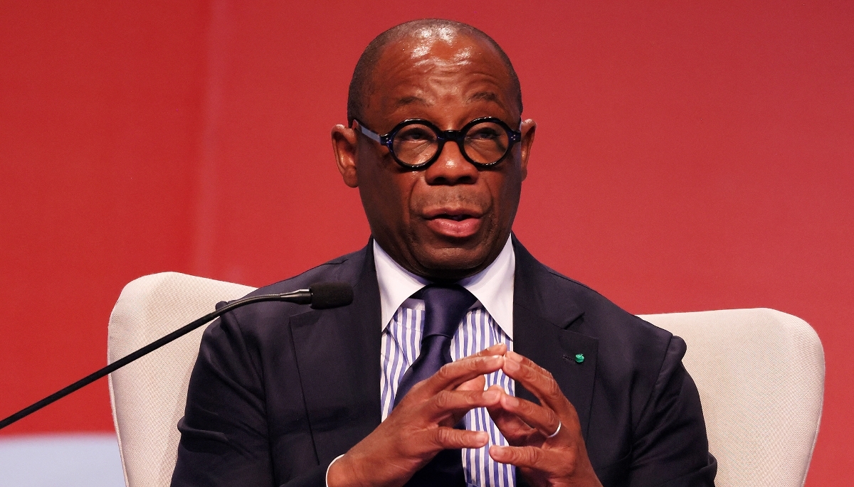 BOAD chairman Serge Ekué in Abidjan, on 9 October 2024.