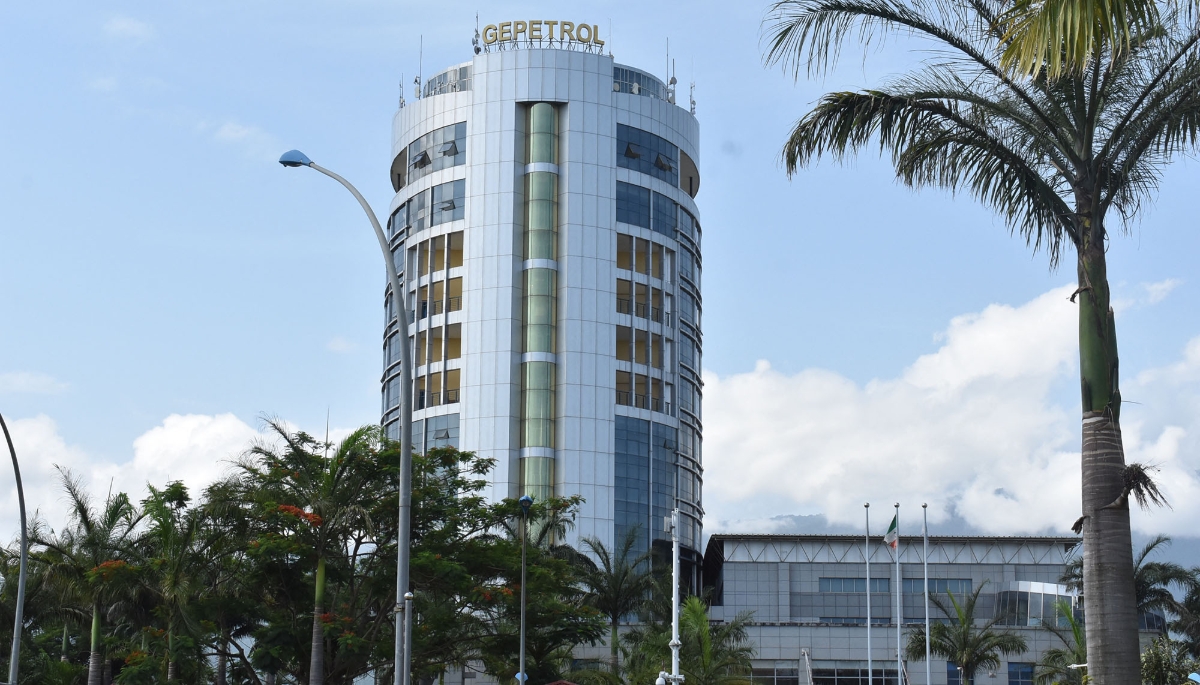 A general view of Gepetrol, the national oil company of the Republic of Equitorial Guinea in Malabo. 