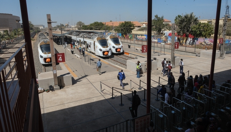 Regional express train station in Dakar, 5 February 2025. 
