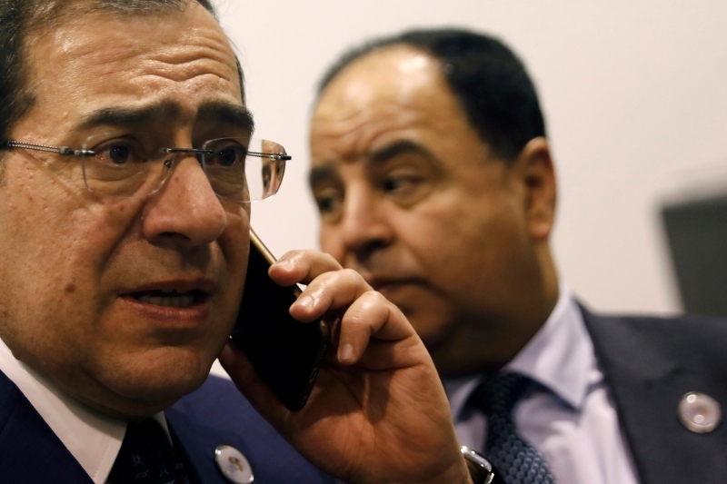 Tarek El Molla, Egypt's Minister of Petroleum and Mineral Resources, at Sharm el-Sheikh, 8 December 2018.