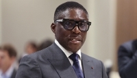 Equatorial Guinea Vice President Teodoro Nguema Obiang Mangue in Davos, Switzerland, on 20 January 2026.