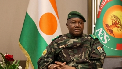 The head of the Nigerien junta, Abdourahamane Tchiani, in Niamey, 2 June 2026. 