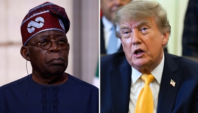Nigerian President Bola Tinubu and his US counterpart Donald Trump.