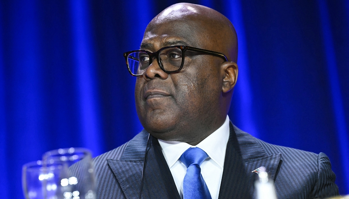 DRC President Félix Tshisekedi in Washington, DC, on 5 February 2026.