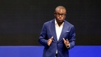 Benin's President Romuald Wadagni in Cotonou, in March 2026. 