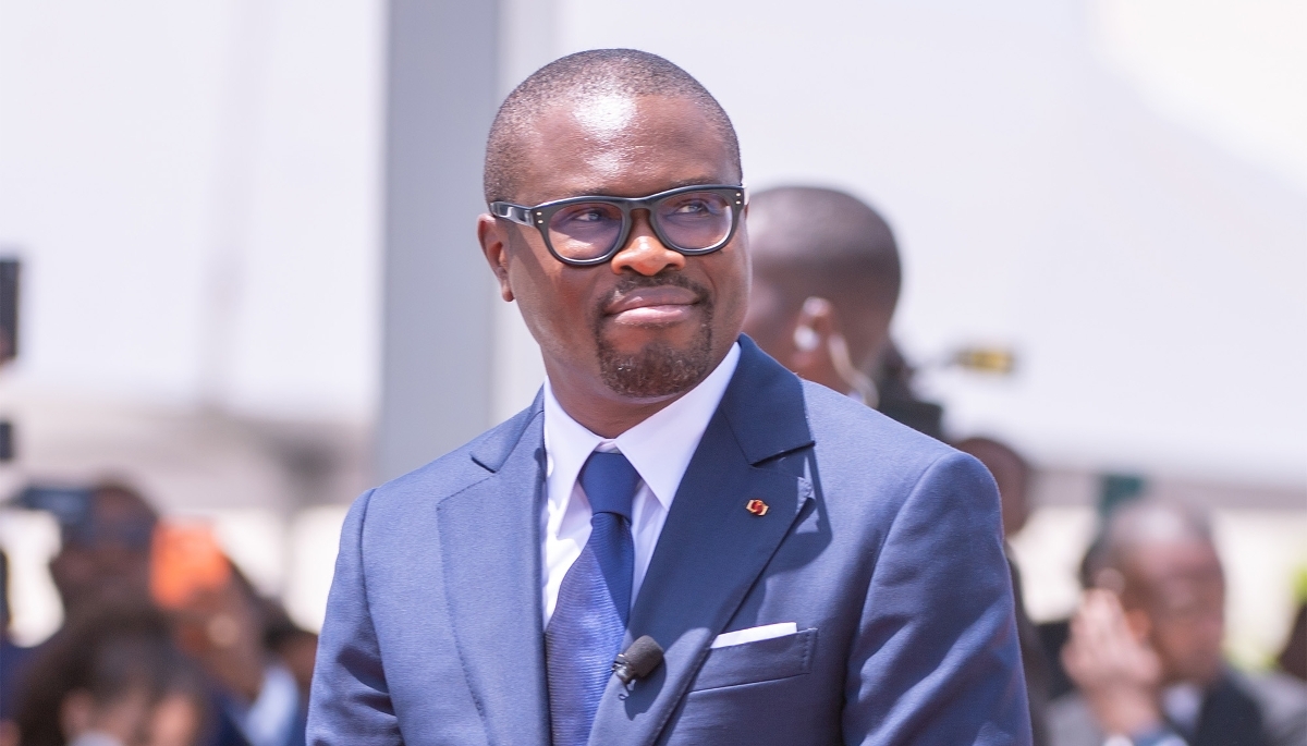 Beninese President Romuald Wadagni in Cotonou in May 2026.
