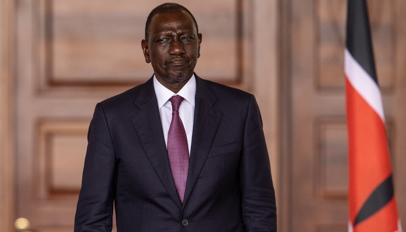Kenya's President William Ruto in Nairobi, 12 May 2025.