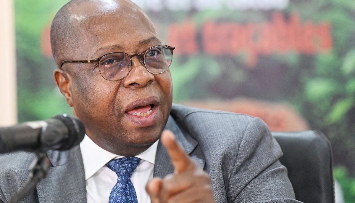 Yves Brahima Koné, Conseil Café-Cacao's general manager, in Abidjan, 2 April 2024. 