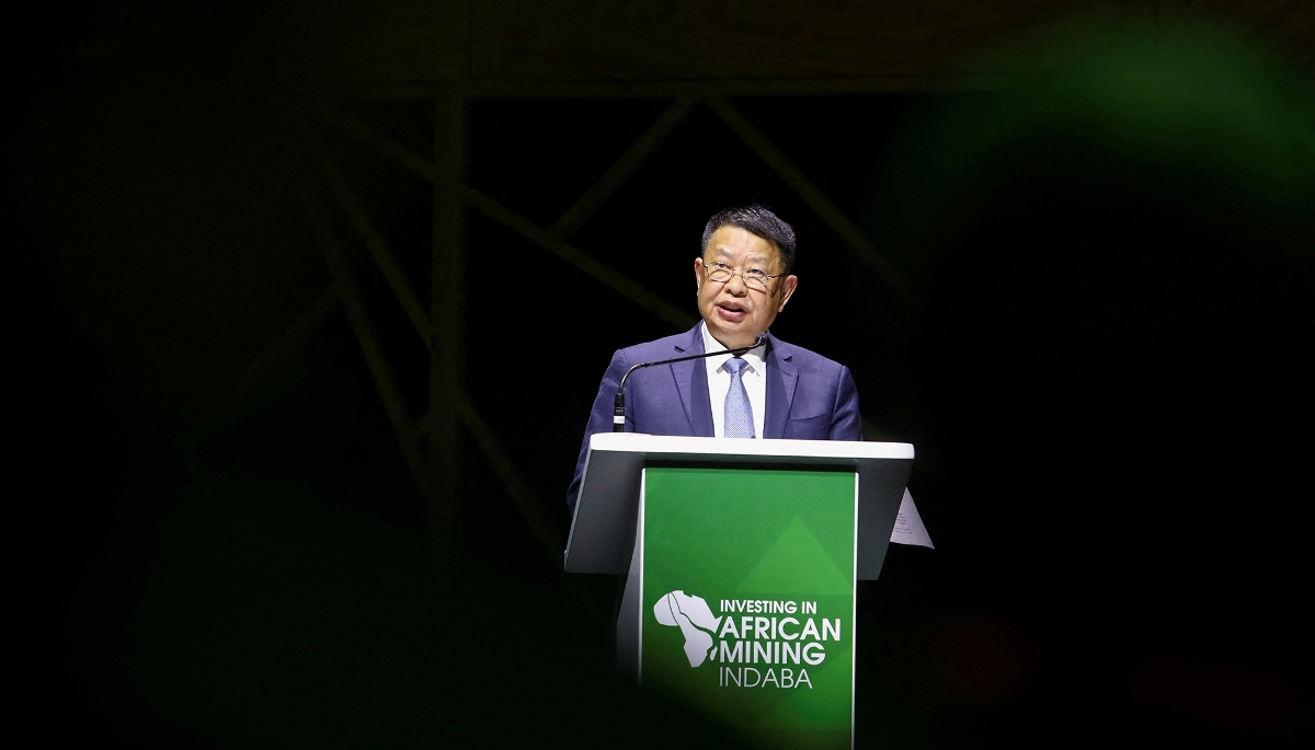 Jinghe Chen, chairman and founder of Zijin Mining, at Mining Indaba in Cape Town, South Africa, on 6 February 2023.