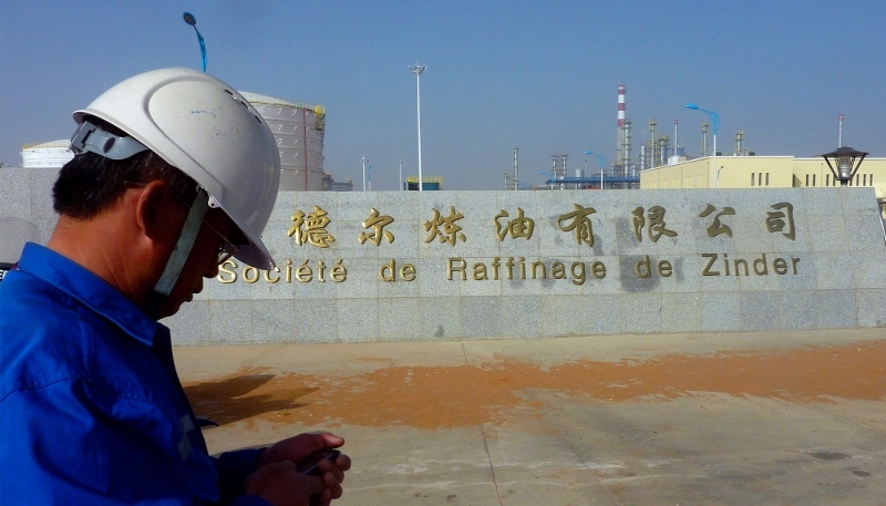 The Soraz refinery, thirty kilometers from Zinder, Niger, in November 2011.