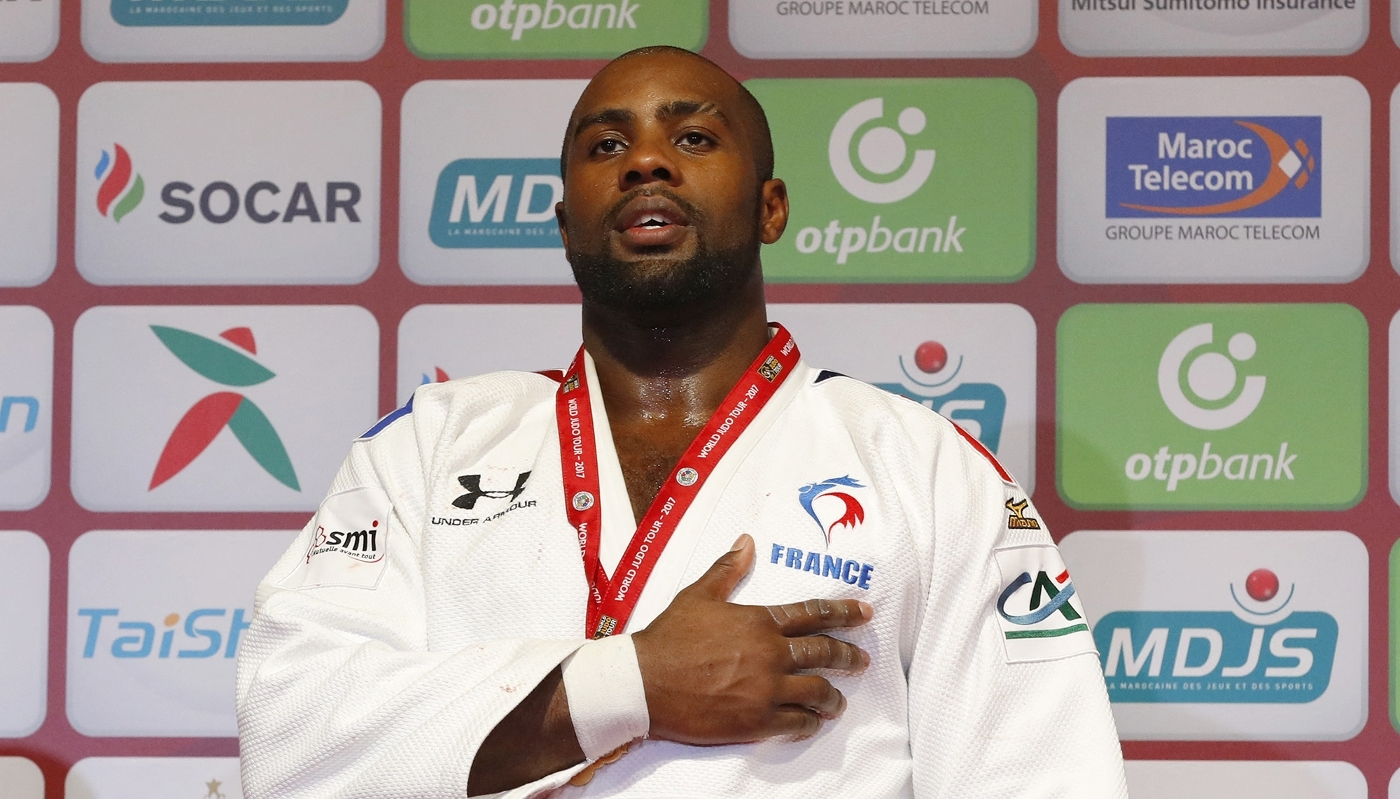 Teddy Riner at the Judo Open World Championships in Marrakesh, November 2017.
