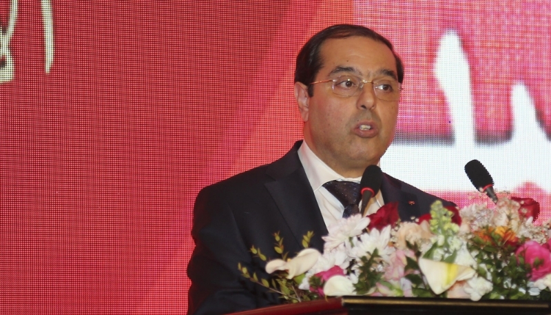 Tunisia's Secretary of State for Foreign Affairs, Mounir Ben Rjiba, on 20 January 2024 in Tunis.
