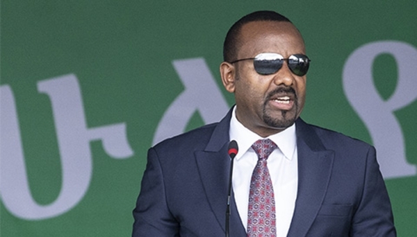 Ethiopian prime minister Abiy Ahmed.