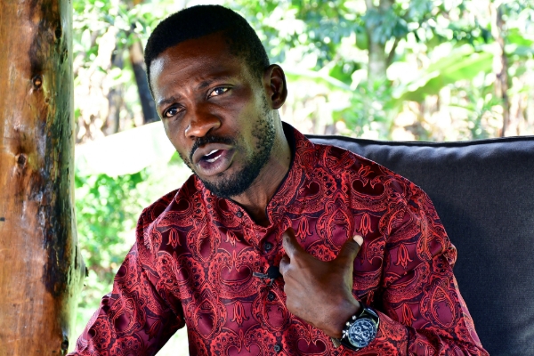 Ugandan opposition figure Bobi Wine.