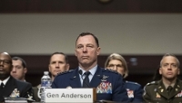 Africom Commander Dagvin Anderson speaking before the US Senate in Washington on 14 May 2026.