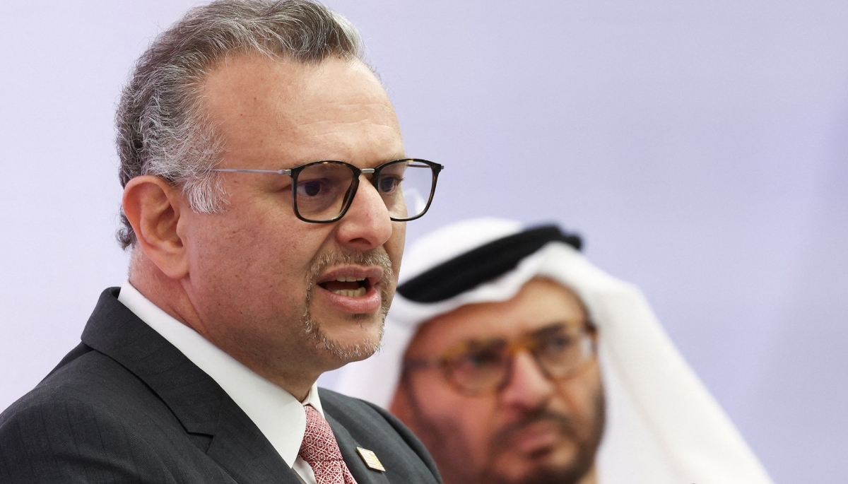 Massad Boulos in Abu Dhabi, during a press conference on the Sudanese conflict, 25 November 2025.