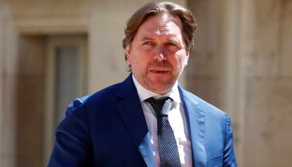 Engineer and businessman Éric Léandri, then director of Qwant, at the Tech for Good summit in Paris on 15 May 2019.