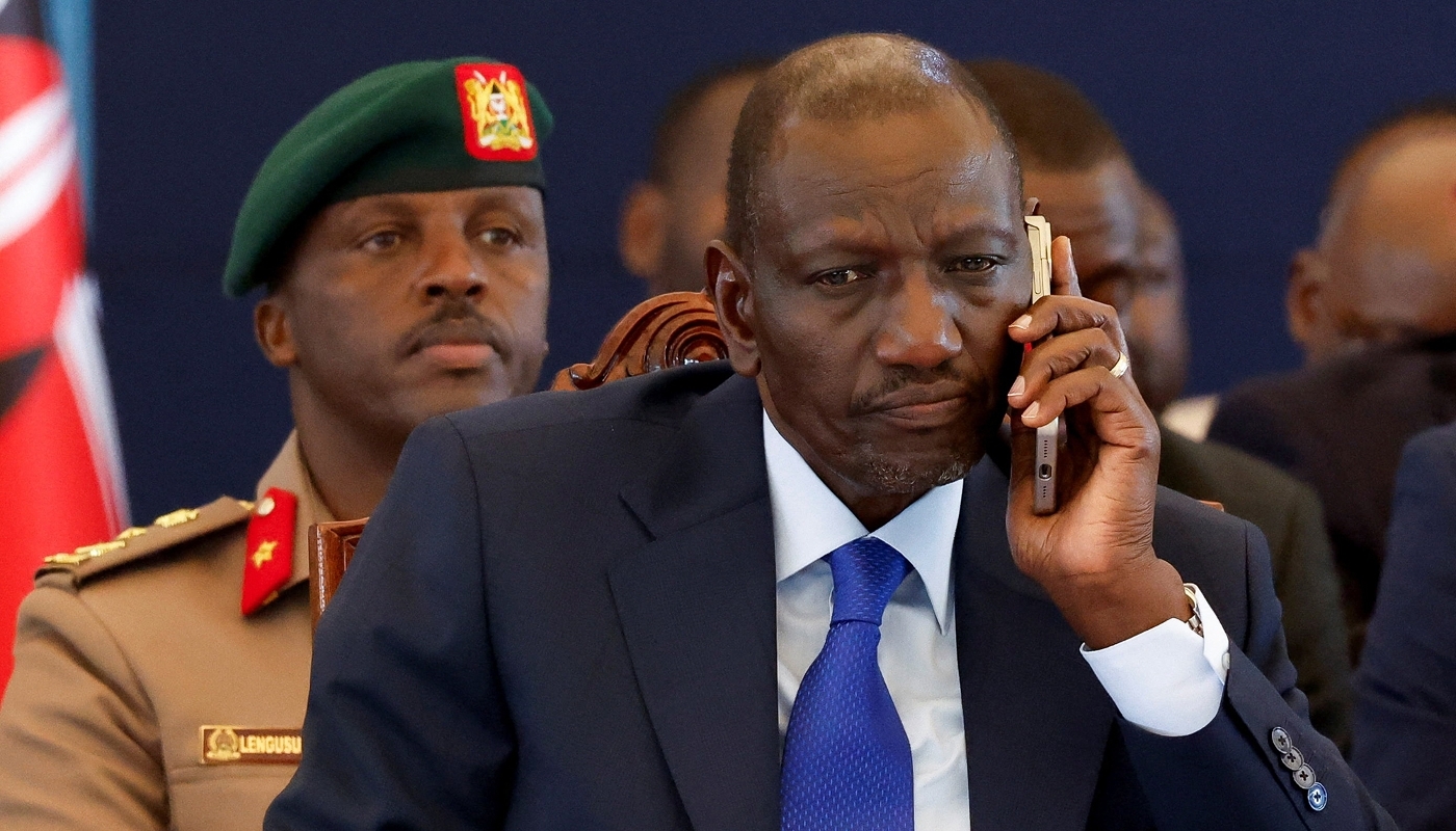 President William Ruto at State House in Nairobi on 24 July 2026.