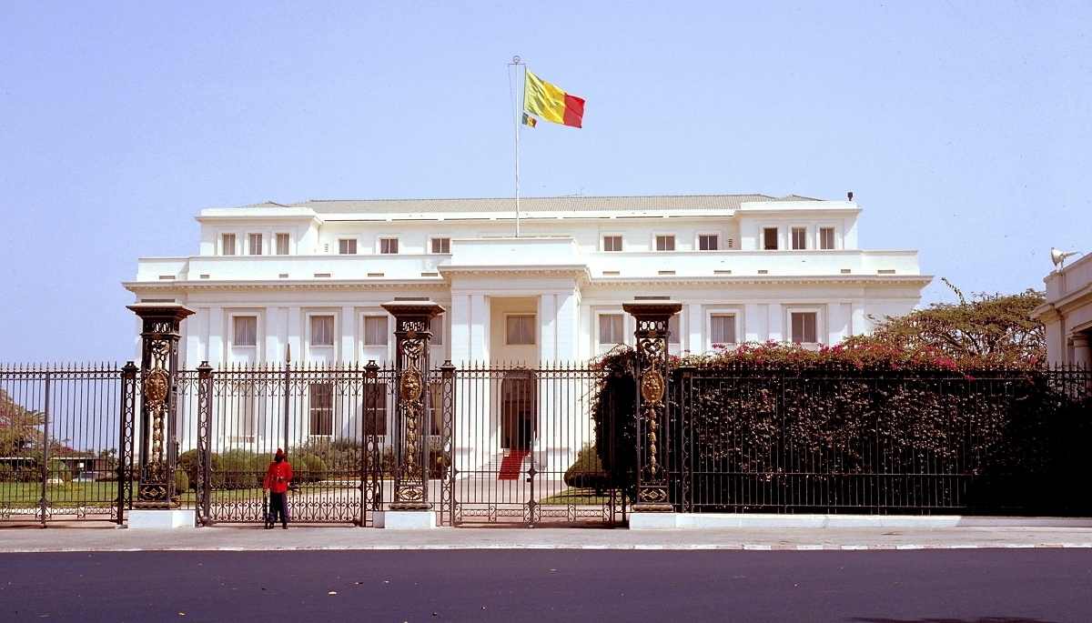 The presidential residence in Dakar, on 1 January 1997.