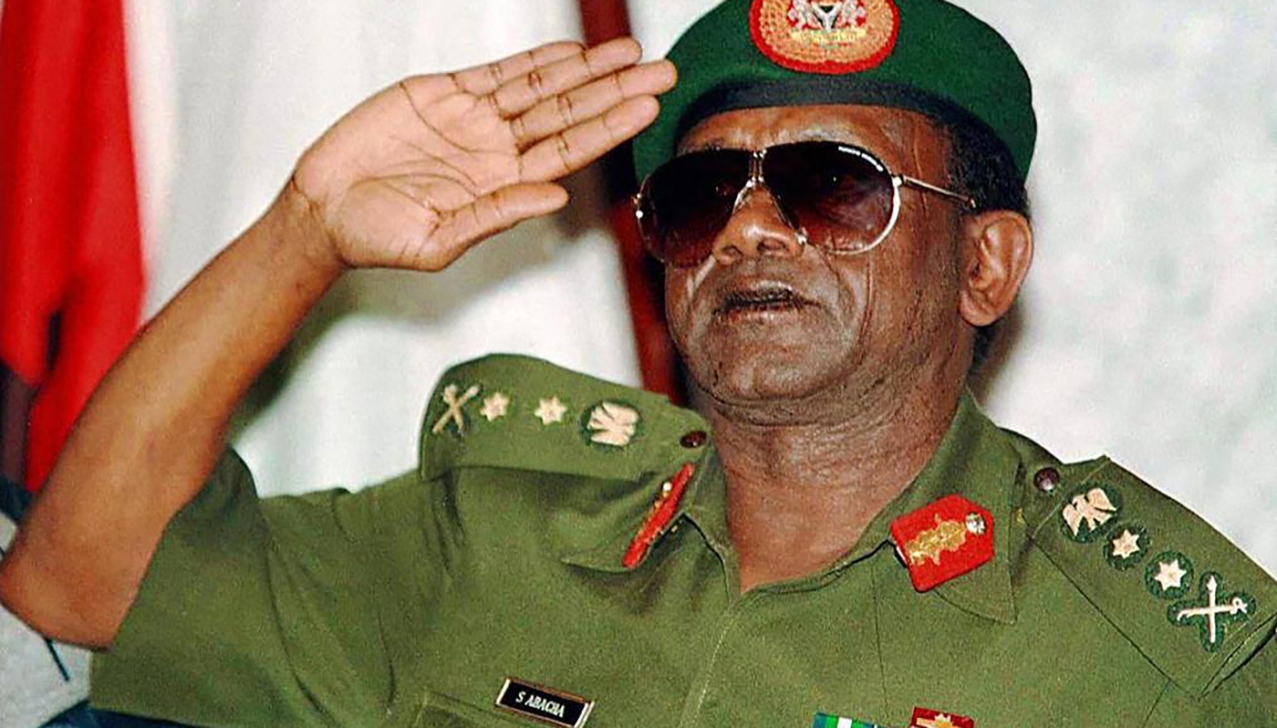 Former Nigerian President Sani Abacha in Abuja, 30 August 1997.