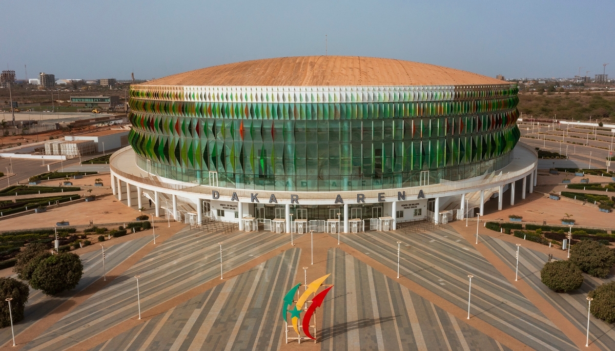 The Dakar Arena in Diamniadio, one of the venues for the Dakar Youth Olympic Games, May 2026.