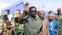 Minni Minawi, governor of Darfur and leader of the SLM-MM, in Al Dabbah, Sudan, on 26 November 2025.