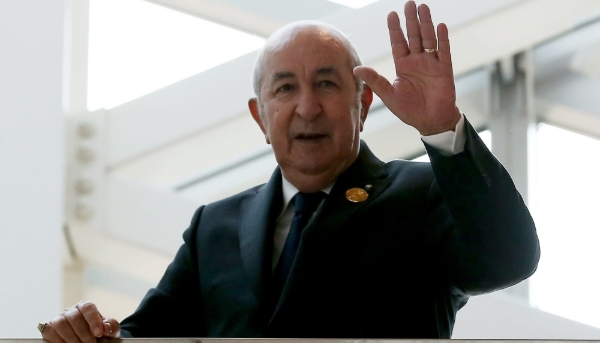 Algerian president Abdelmadjid Tebboune.