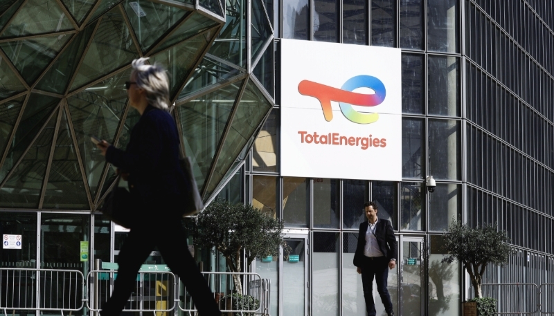 TotalEnergies' HQ in Paris's La Defense business district, in 2022.
