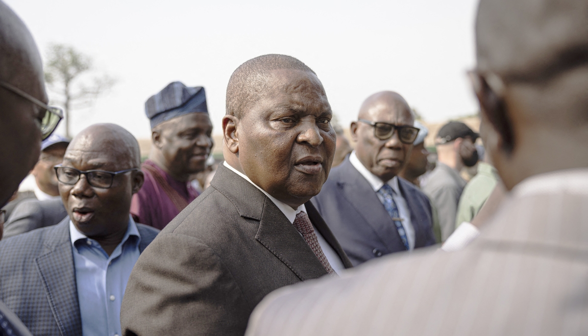 Faustin-Archange Touadéra in Bouboui, 1 March 2025.