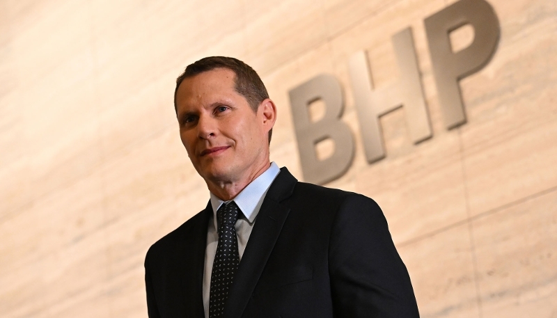 Brandon Craig at the BHP head office in Melbourne, Australia, on 18 March 2026.