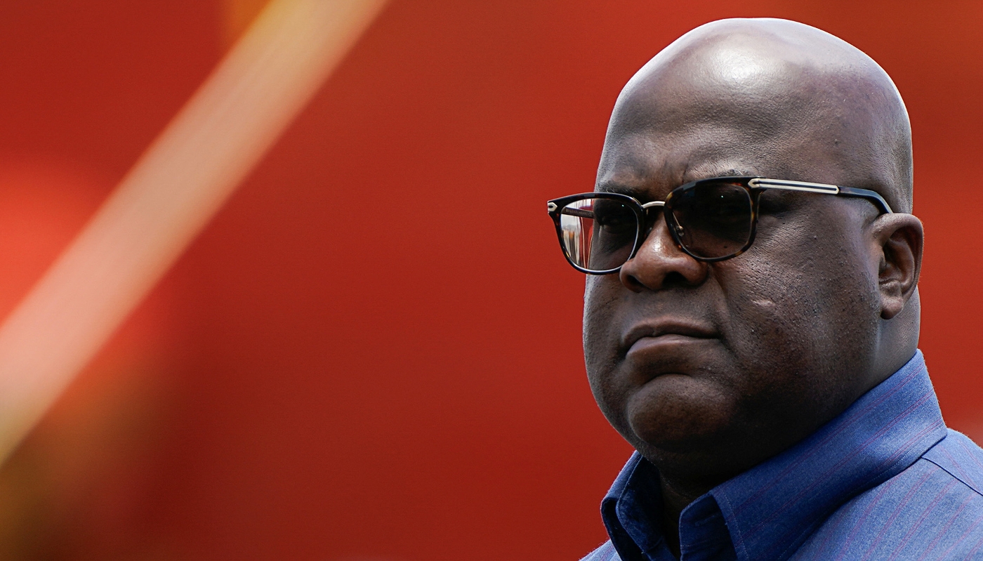 DRC President Félix Tshisekedi in Lobito, Angola, 4 December 2024.