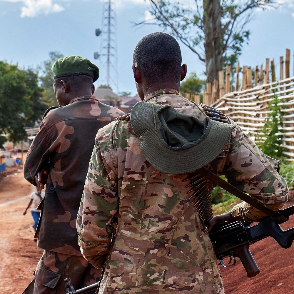The Armed Forces of the Democratic Republic of the Congo patrolling in Fizi territory in South Kivu province, DRC, 31 January 2026.