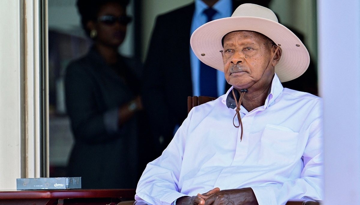 Ugandan President Yoweri Museveni in Entebbe, Uganda, on 4 September 2026. 