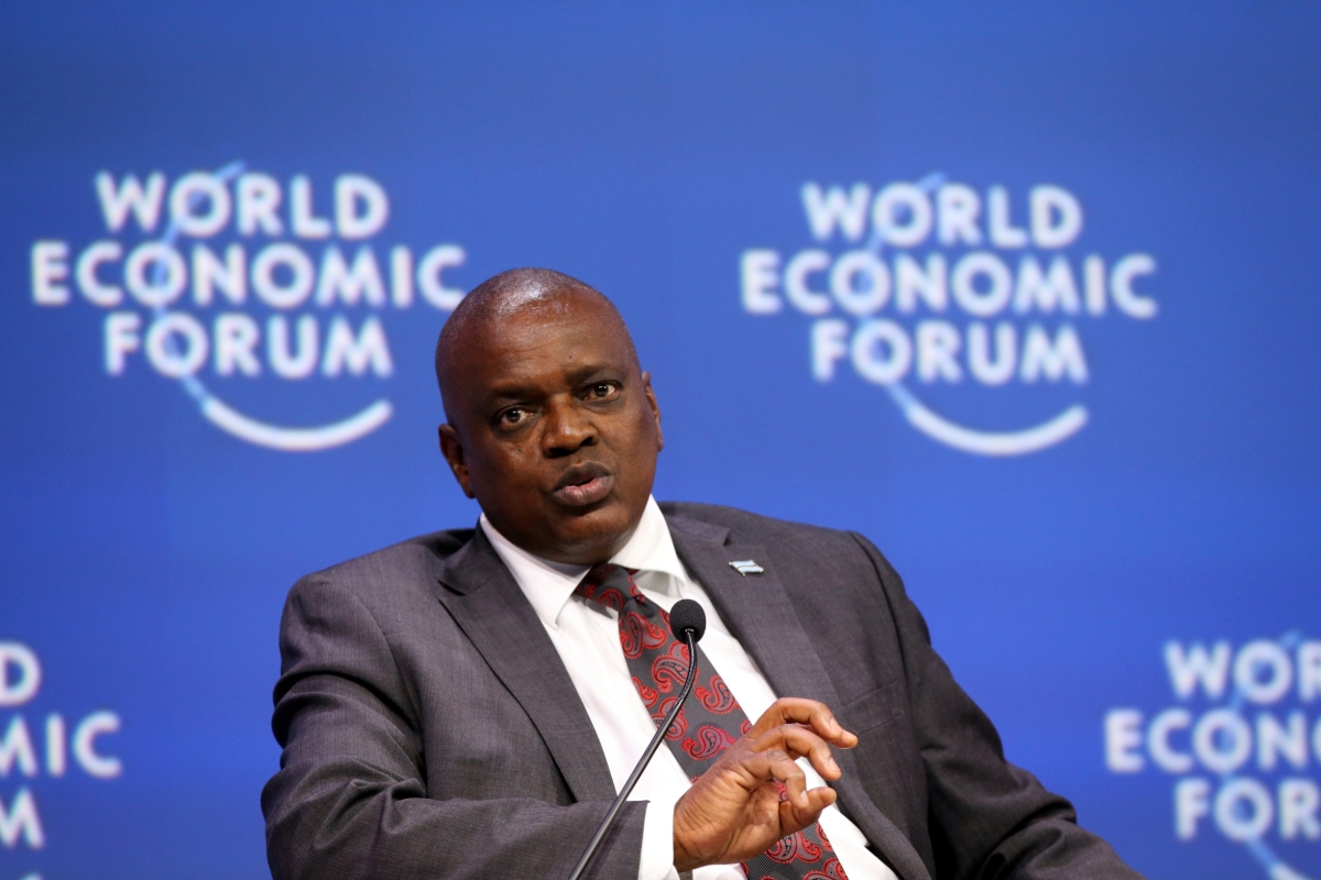 President of Botswana Mokgweetsi Masisi.