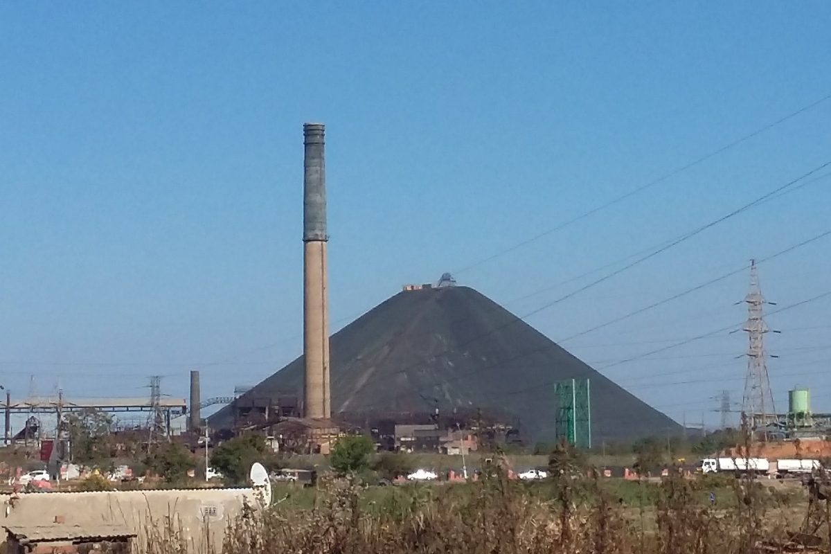 The slag heap of Lubumbashi.