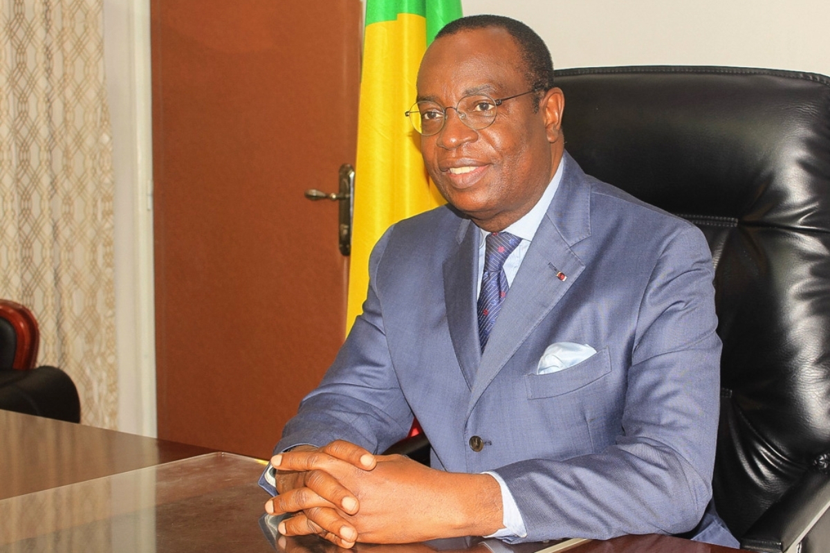 The Congolese Minister of Finance, Roger-Rigobert Andely.