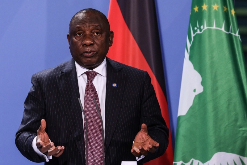 South Africa's President Cyril Ramaphosa.