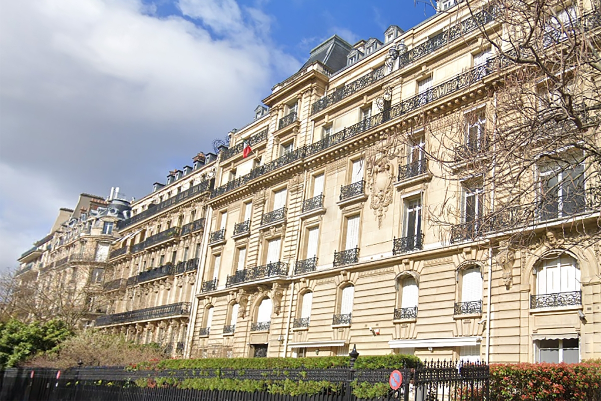 The building at 42 avenue Foch, in Paris, is under a seizure order opposed by Equatorial Guinea.