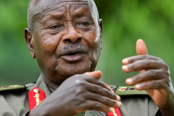 Uganda's President Yoweri Museveni.