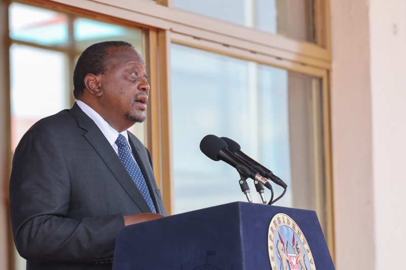 Kenya's President Uhuru Kenyatta.