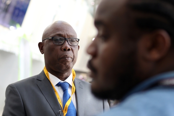 New prime minister of Central African Republic, Félix Moloua.