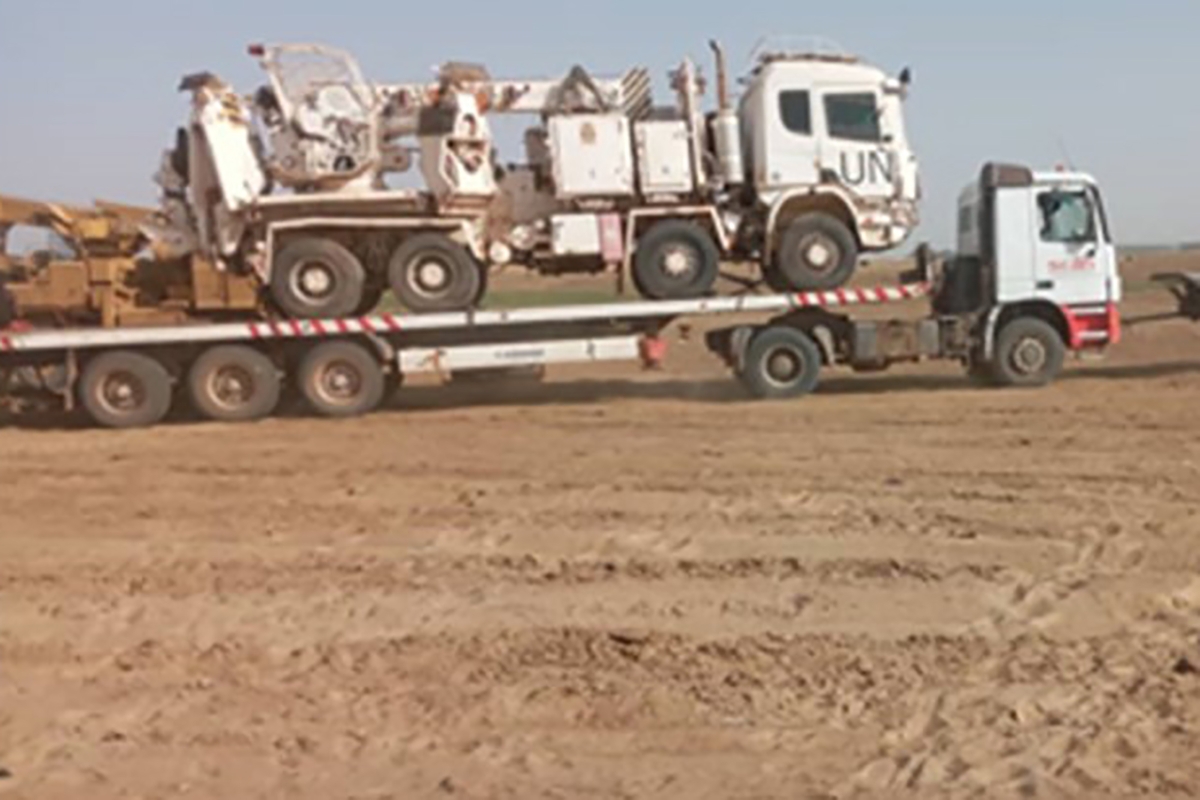 Scan Global Logistics delivers equipment for MINUSMA in Mali.