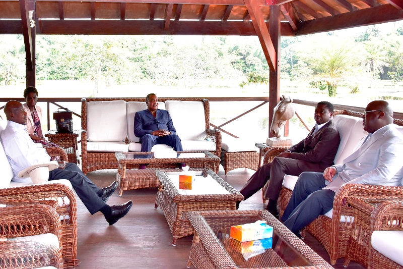 AFRICA UGANDA Sassou And Museveni Set Up African Global Security 