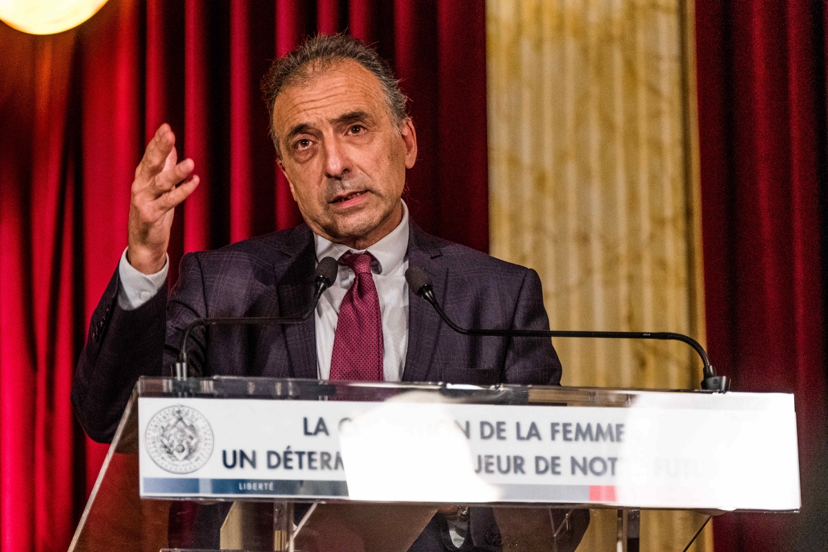 The Grand Master of the Grand Orient de France (GODF), Georges Sérignac.