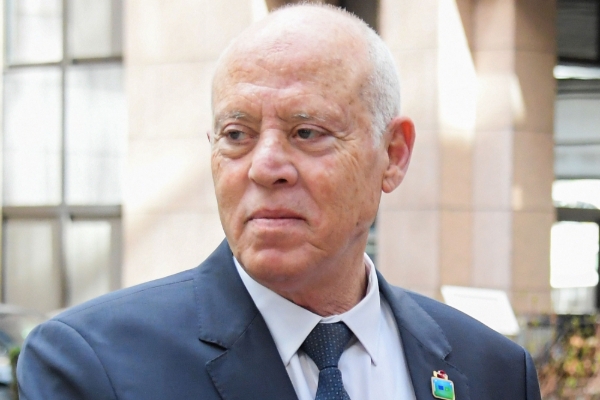 Tunisian president Kaïs Saïed.