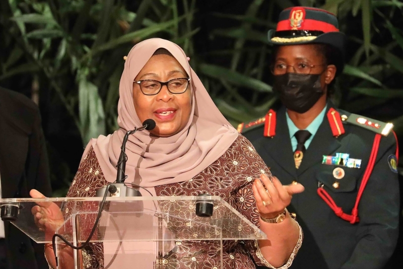 Samia Suluhu Hassan President of Tanzania.