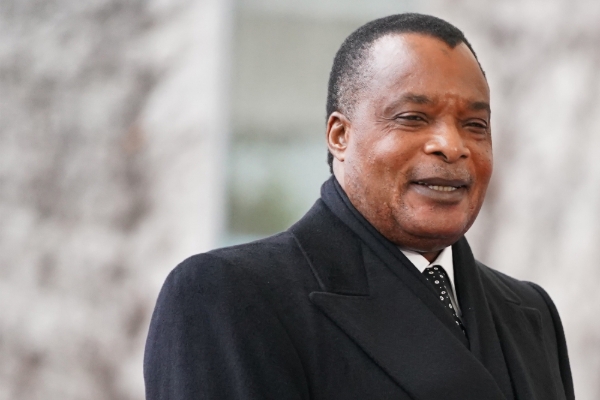 Congolese president Denis Sassou Nguesso.