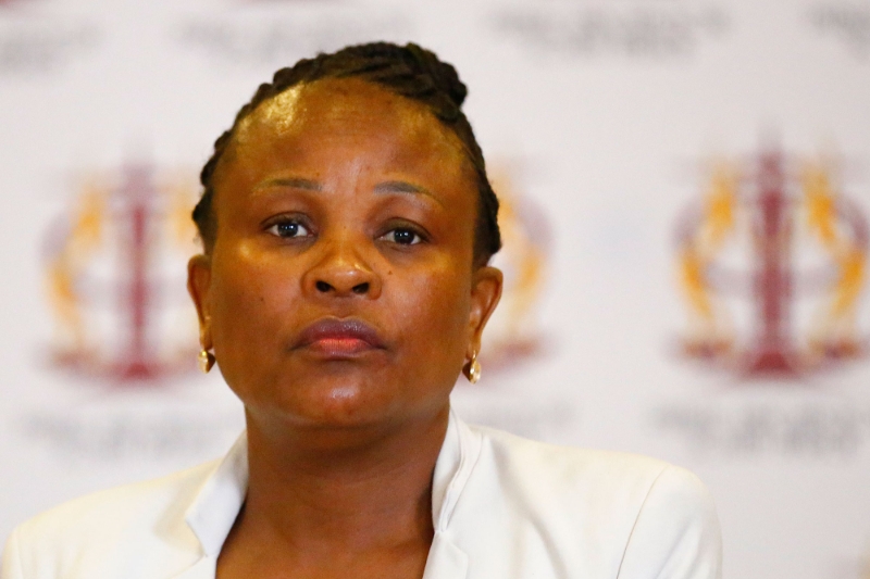 Busisiwe Mkhwebane, the South African Public Protector.