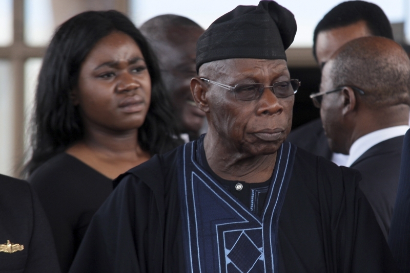 Former Nigerian President Olusegun Obasanjo.